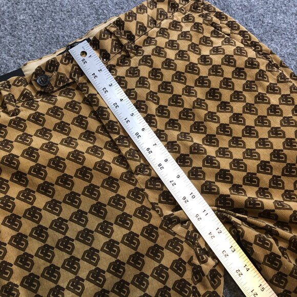 Banana Republic Pants Mens 34L 34x33 Slim Chino AOP Print All Over Stretch - Picture 6 of 12